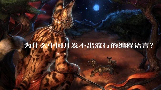 为什么中国开发不出流行的编程语言？